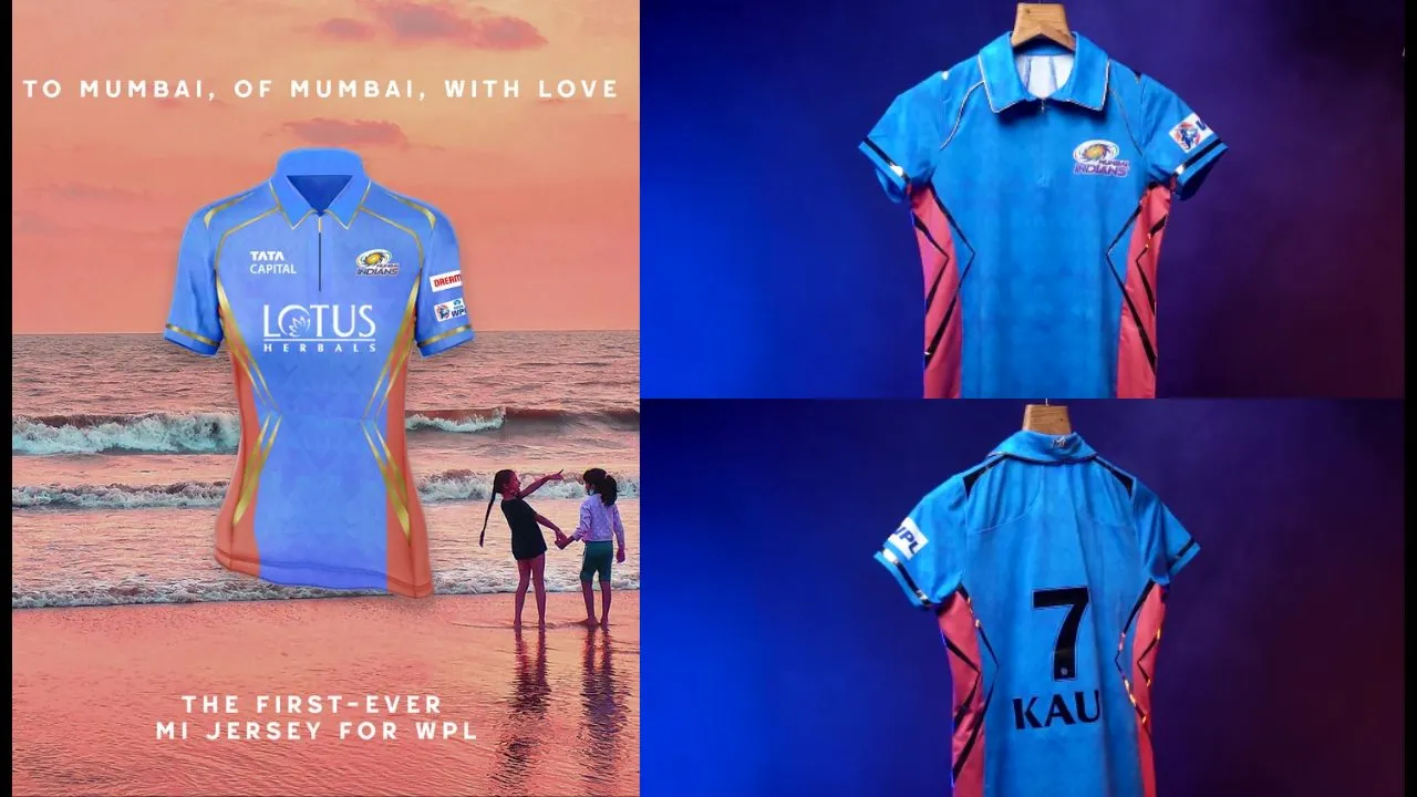 Mumbai Indians unveil their first-ever WPL jersey